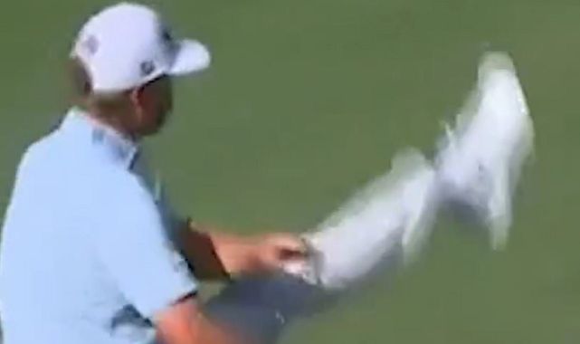 Golfer faces instant karma after kicking his club in a fit of rage