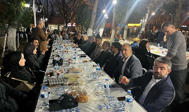 Kırklareli'de Pehlivanköy Belediyesi'nden iftar