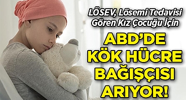 LÖSEV, Lösemi Tedavisi Gören Kız Çocuğu İçin ABD'de Kök Hücre Bağışçısı Arıyor!
