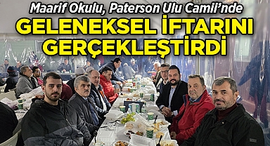 Maarif Okulu, Paterson Ulu Camii'nde İftar Sofrasında Buluştu