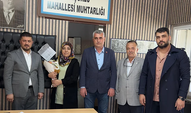 MHP Onikişubat'tan ilçenin kadın muhtarlarına ziyaret