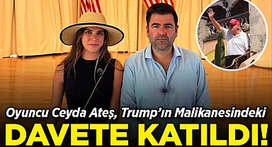 Oyuncu Ceyda Ateş, Trump'ın Malikanesindeki Davete Katıldı!