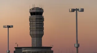Reagan air traffic controllers fight in control tower