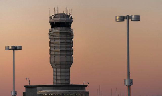 Reagan air traffic controllers fight in control tower