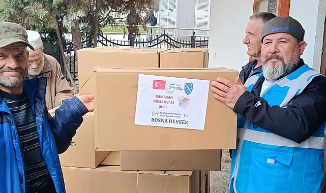 Rumi Derneği'nden Balkanlara yardım