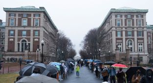 Tensions bubble on elite college campus as students fume over Trump
