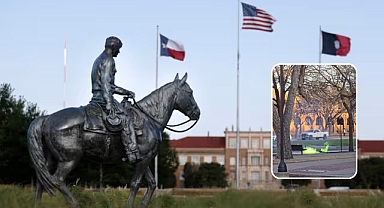 Texas'ta endişelendiren olay! Rögardan yeşil alevler yükseldi, kampüs boşaltıldı