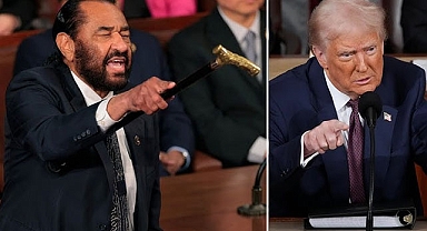 Trump’ın ilk kongre konuşmasında büyük protesto! Al Green salondan çıkarıldı