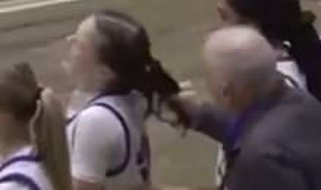 What high school basketball coach said after pulling player's hair