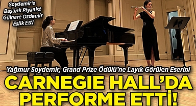 Yağmur Soydemir, Grand Prize Ödülü'ne Layık Görülen Eserini Carnegie Hall'da Performe Etti