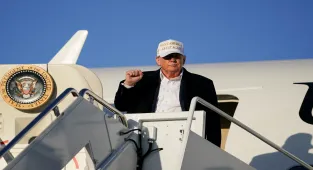 100 days in 100 seconds: Trump’s frenetic start to his second term