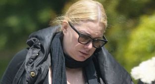 Alice Evans looks downcast after ex Ioan Gruffudd re married