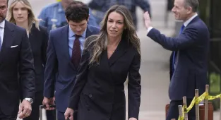 America's most glamorous murder defendant greeted by legions of fans