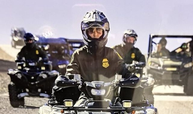 'ICE Barbie' Kristi Noem fills walls of DHS with her action shots