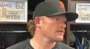 Baseball star left speechless as disgusting act interrupts interview