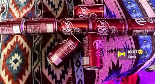 Boy, 13, suspended by school over his Dr. Pepper 'artwork'
