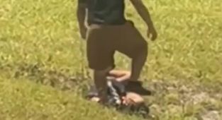 Boy taught very painful lesson after he hurled Play-Doh at cars
