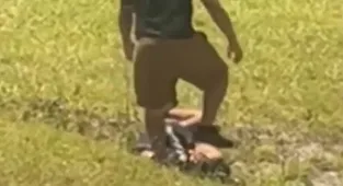 Boy taught very painful lesson after he hurled Play-Doh at cars