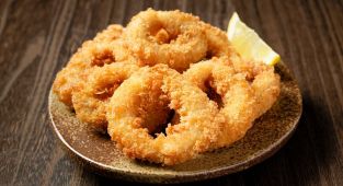 Can YOU spot the real calamari? Scientists 3D-print vegan squid rings