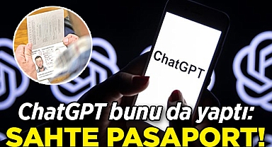 ChatGPT bunu da yaptı: Sahte Pasaport!