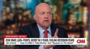 CNBC star jabs finger furiously as he rages at Trump tariffs on air