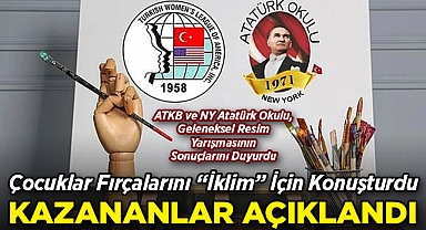 Çocuklar Fırçalarını "İklim" İçin Konuşturdu: ATKB ve NY Atatürk Okulu, Geleneksel Resim Yarışması'nın Kazananlarını Açıkladı