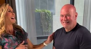 Dana White's Donald Trump dig gets laugh from daughter-in-law Lara