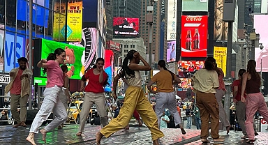 ‘Dansın kalbi’, Times Square’da atıyor: ‘Project Dance’ New York’ta