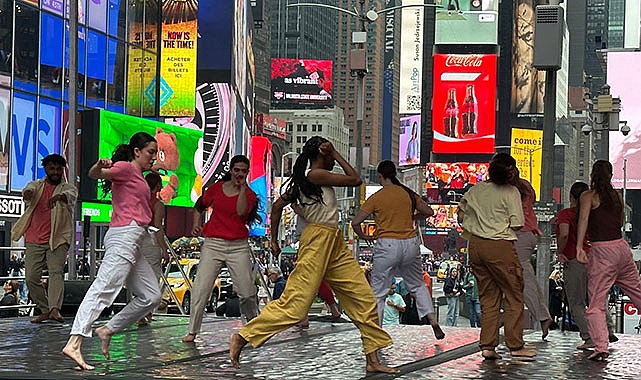 ‘Dansın kalbi’, Times Square’da atıyor: ‘Project Dance’ New York’ta