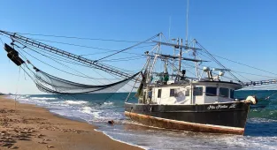 Eerie maritime mystery as ghost ship washes up on Florida beach