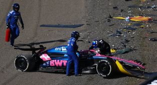 F1 rookie suffers 'big, big crash' in practice at Japanese Grand Prix