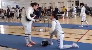 Fans livid as female fencer is disqualified for not facing trans rival