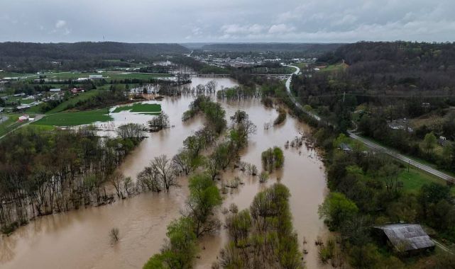 Flash floods hit tornado ravaged states that just can't catch a break