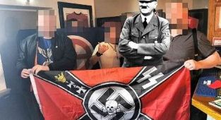 Fury as Neo-Nazis hold Hitler party complete with swastika cake