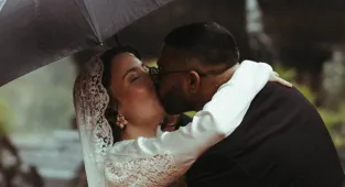 I waited 19 months for my wedding to kiss my husband - it was awkward
