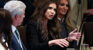 ICE Barbie Kristi Noem's bold jewelry choice at the White House