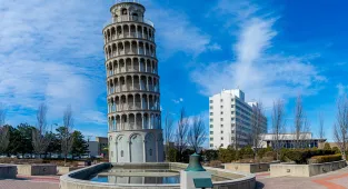 Iconic 'leaning tower of Pisa' appears in very unexpected location