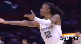 Ja Morant risks lengthy ban after making gun gesture on court AGAIN