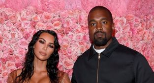 Kim Kardashian hits back at Kanye West's shock claim about son Saint