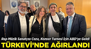Konser Turnesi İçin ABD'ye Gelen Rap Müzik Sanatçısı Ceza, Türkevi'nde Konsolosluğun Konuğu Oldu!