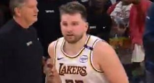 Lakers star Luka Doncic trolled by rival in sobering playoff defeat