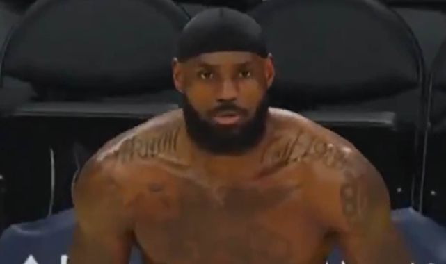 LeBron James blasted by NBA legend for topless warm up