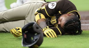 Luis Arraez breaks silence after sickening collision left him out cold