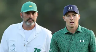 Masters caddie's harsh message to frustrated Jordan Spieth revealed