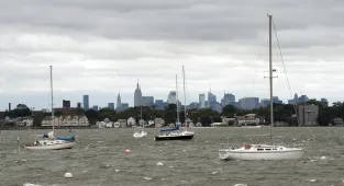 Members of college rowing team rushed to hospital after capsizing