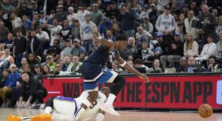 NBA fans blast 'dirty' LeBron James for play on Anthony Edwards