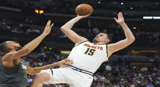 Nikola Jokic scores 61-point triple-double in Nuggets’ loss to Timberwolves