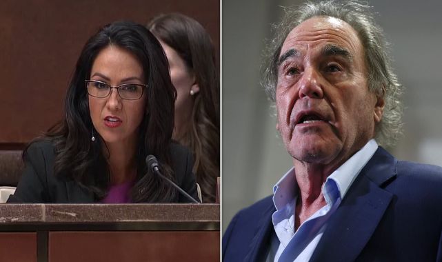Oliver Stone is  stunned as Lauren Boebert makes embarrassing mix-up