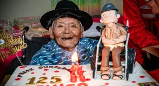 Peruvian farmer 'celebrates his 125th birthday'