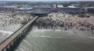 Quiet Island dubbed 'new Hamptons' prepares for 50,000 rowdy partiers
